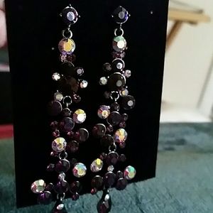 Purple Bubble Earrings